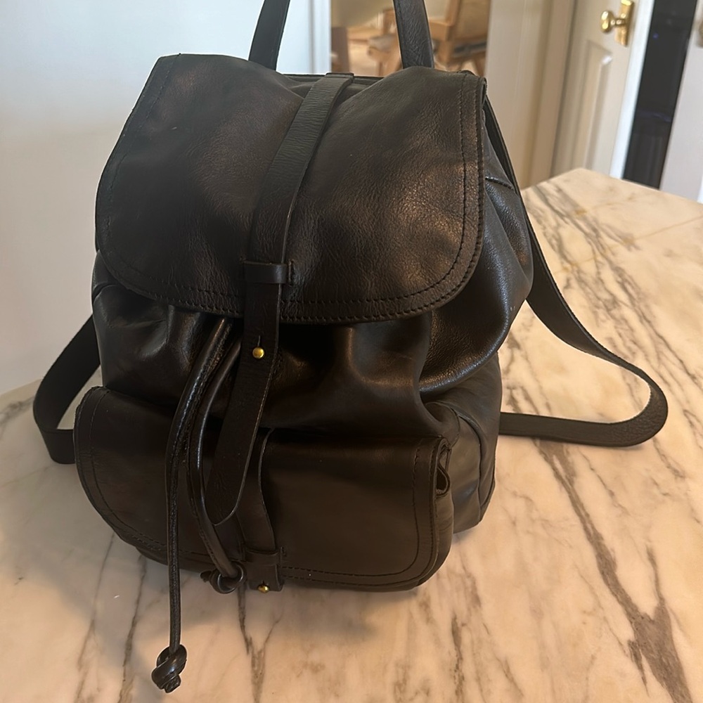Madewell leather backpack